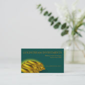 陸軍少尉の階級章投資家の証券引受業者の名刺 名刺 (スタンド正面)