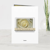 陸軍少尉の階級章（ユダヤ教の）バル・ミツバー/ダビデの星 カード (裏面)