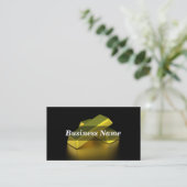 陸軍少尉の階級章 名刺 (スタンド正面)