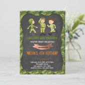 陸軍少年誕生会の招待状 招待状 (スタンド正面)