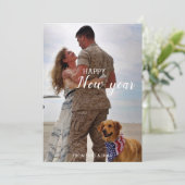 陸軍帰省の新年おめでとう写真 シーズンカード (スタンド正面)