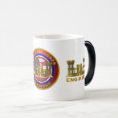 陸軍技術者兵と退役軍人 モーフィングマグカップ (正面右)