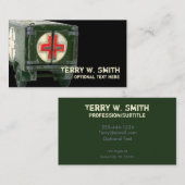 陸軍救急車の名刺 名刺 (正面/裏面)