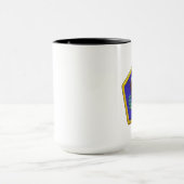 陸軍本社の会社の退役軍人パッチMug. マグカップ (中央)