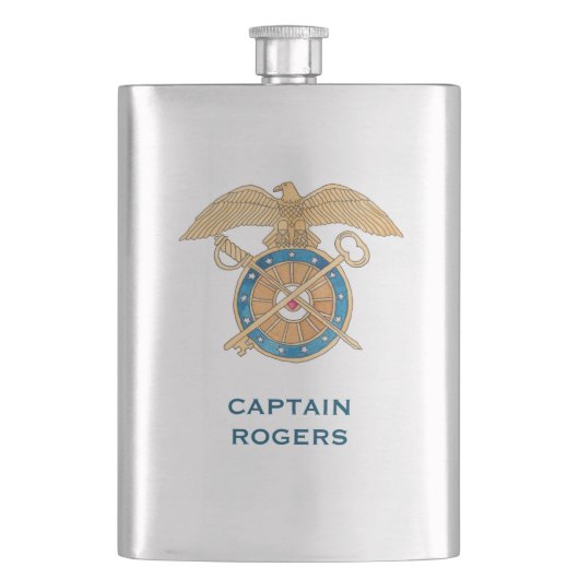 陸軍検疫官プロモーションの指揮変更 フラスク (正面)