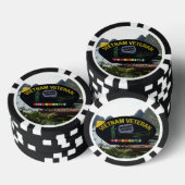 陸軍海軍空軍海兵隊ベトナム戦争ベール ポーカーチップ (積み重ね)