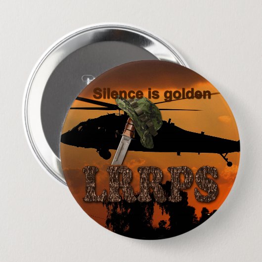 陸軍海軍空軍海兵隊員LRPSレコン 缶バッジ (正面&裏面)