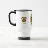 陸軍準誇りを持った兵師団退役軍人 トラベルマグ (左)