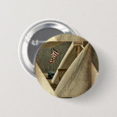 陸軍牧師 缶バッジ (正面&裏面)