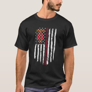 陸軍特別作戦指揮官Usasoc American Fl Tシャツ