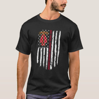 陸軍特別作戦指揮官Usasoc American Fl Tシャツ