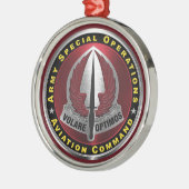陸軍特殊作戦航空司令部 メタルオーナメント (左)
