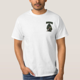 陸軍特殊部隊のlrrpsのsfのsfg sofの緑色のベレー帽 tシャツ