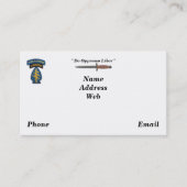 陸軍特殊部隊グリーンベレーsf sfgのvets 名刺 (正面)