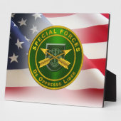 陸軍特殊部隊退役軍人 フォトプラーク (側面)