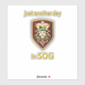 陸軍特殊部隊MAC-V-SOGコンターシール。セント シール (シート)