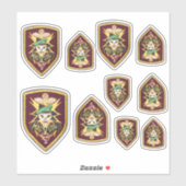 陸軍特殊部隊MAC-V-SOGコンターステッカー。 シール (シート)