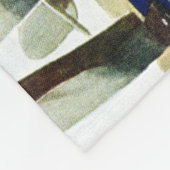 陸軍犬 フリースブランケット (角)