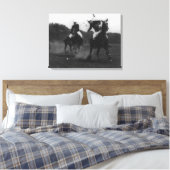 陸軍省ポロ協会ゲーム写真 キャンバスプリント (インサイチュ (寝室))