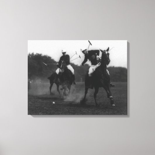 陸軍省ポロ協会ゲーム写真 キャンバスプリント (正面)
