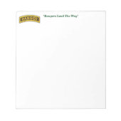 陸軍空挺射撃機退役軍人Vets LRRP ノートパッド (正面)