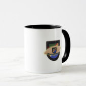 陸軍空挺隊員75人目の放浪者イラク・マグ マグカップ (正面右)