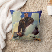 陸軍空軍 クッション (ブランケット)