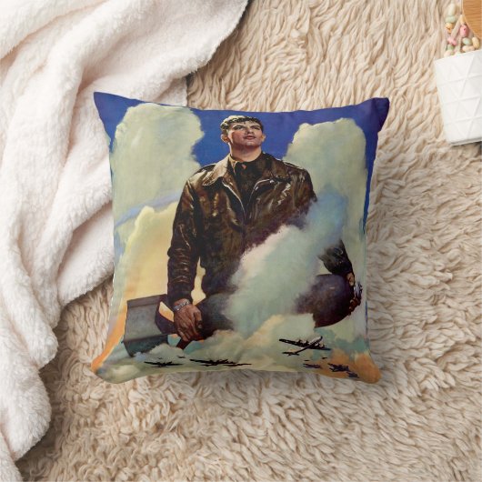 陸軍空軍 クッション (ブランケット)