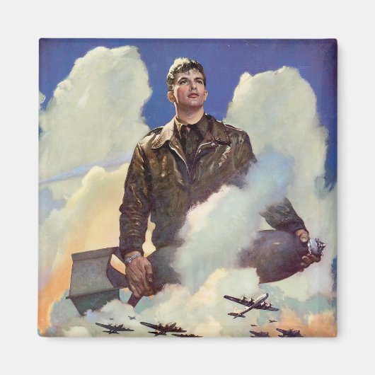 陸軍空軍 マグネット (正面)