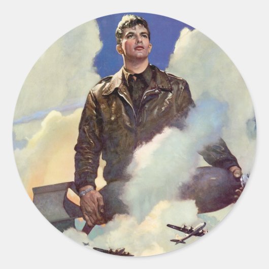 陸軍空軍 ラウンドシール (正面)