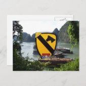 陸軍空軍cav第7騎兵部隊ベトナム戦争ベット ポストカード (正面/裏面)