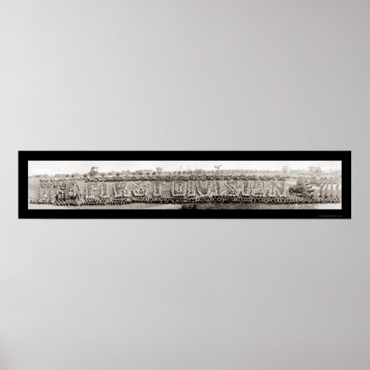 陸軍第一師団KY写真1920 ポスター (正面)