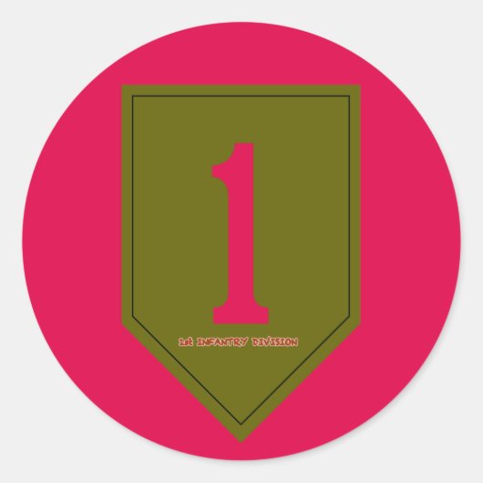 陸軍第1歩兵師団 ラウンドシール (正面)