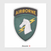 陸軍第1特別作戦デルタ力輪郭 シール (シート)