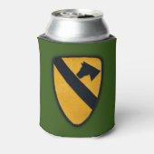 陸軍第1騎兵師団フォートフッドクーラーボックス 缶クーラー (缶裏面)