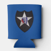 陸軍第2歩兵師団INF DIVフォートルイス・ヴェッツ 缶クーラー (裏面)