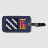 陸軍第3師部歩兵師団が退役軍人を攻撃 ラゲッジタグ (正面横)