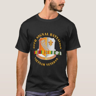 陸軍第69信号大隊-ベトナム退役軍人V号 Tシャツ