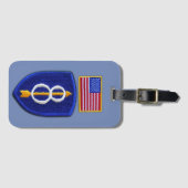 陸軍第8師部歩兵師団は退役軍人を攻撃 ラゲッジタグ (正面横)