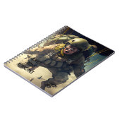 陸軍第82空挺飛行士 ノートブック (左側)