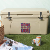 陸軍第82ABN空挺師団フォートブラッグ輪郭 シール (クーラー)