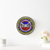 陸軍総軍-FORSCOM記念品 ラウンド壁時計 (ホーム)