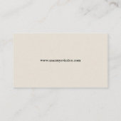 陸軍航空名刺 名刺 (裏面)