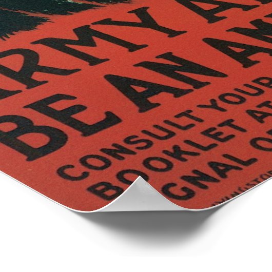 陸軍航空局 ポスター (角)