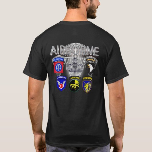 陸軍航空師団過去と現在 Tシャツ (裏面)