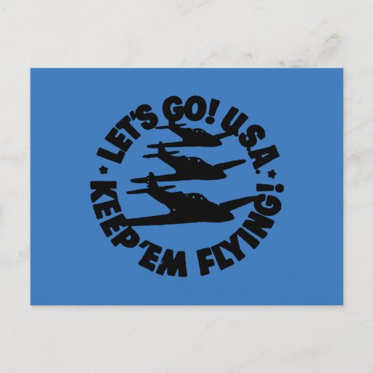 陸軍航空隊ポスター， 1941 ポストカード (正面)