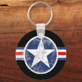 陸軍航空隊ヴィンテージ キーホルダー (正面)