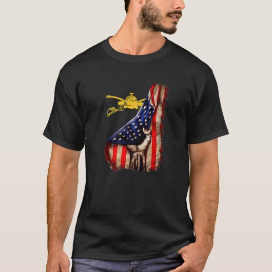 陸軍装備支部米国国旗 Tシャツ (正面)