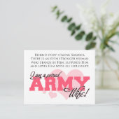 陸軍誇りを持ったの妻 ポストカード (スタンド正面)