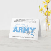 陸軍誇りを持った妻 カード (黄色い花)